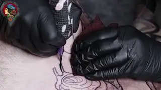 Snake tattoos Timelapse