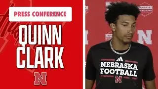 Nebraska Football WR Quinn Clark meets with the media on Friday I HuskerOnline I GBR