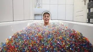 FILLING MY BATH WITH 100,000 ORBEEZ (Orbeez Bath Challenge)