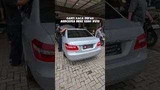 Gara2 Wiper Lagi? Ganti Kaca Depan Mercy E250 W212 2-Sensor di unoPart ID Spesialis Kaca Mobil Eropa