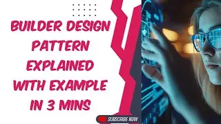 Builder design pattern in Java, with example program #learnprogramming #designpatterns