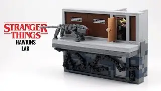 Demodog Chase in HAWKINS LAB from STRANGER THINGS in LEGO! (Stranger Bricks #02)
