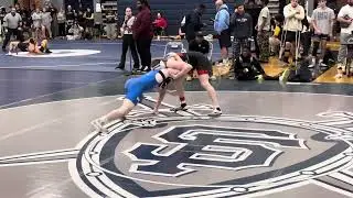 PJ Smith Invite 3rd place match - Ben Rich win by pin (100 wins!)