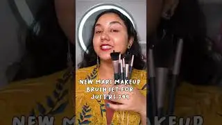 MAKEUP BRUSH SET FOR ₹799 😯 ( Mars Tools Of Titans Brush Set ) #affordablemakeup #marscosmetics