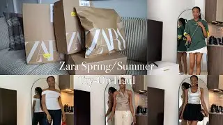 ZARA SPRING/ SUMMER 2024 TRY-ON HAUL | OUTFIT INSPIRATIONS |  LINKS IN DESCRIPTION