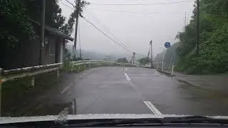 【車載動画】豪雨の爪痕…　山形県酒田市升田・草津地域　山形県道366号前面展望　※2024年夏季撮影