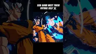 Ssb Goku Meet Their Future Self 🤯 #crashout #ssbgoku #sparkingzero #dragonballz #dbz