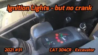 CAT 304 CR &mdash; Неисправность стартера экскаватора &mdash; 2021#31