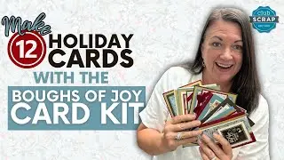 Boughs of Joy Card Workshop | Make 12 Quickie Holiday Cards with Tricia