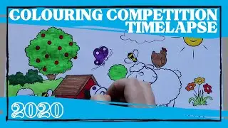 KIDS COLOURING COMPETITION TIMELAPSE | 2020