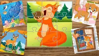 Пазлы Животные для малышей/ Animals puzzles for kids | Kapelka