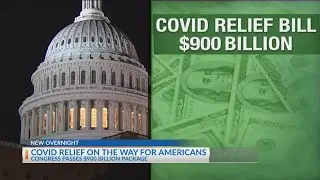 Congress approves $900 billion COVID-19 relief bill, sending to Trump