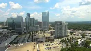 Aerial View of Atlanta, GA