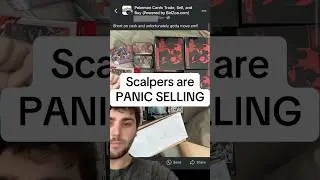Scrapers Are Panic Selling!! #pokemoncards #pokemon #tradingcards #fyp #scalping #fy #pok&eacute;mon