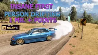 FIRST PERSON DRIFTING 1 MIL POINTS DOWN MOUNTAIN FORZA HORIZON 5!