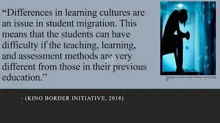Student Migration and Education Struggles Presentation by Nydia E Fernandez