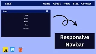 How to make navigation menu using html css and javascript