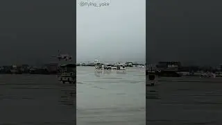 Low visibility in FUK #aviation #flight #boeing #b737 #landing #shorts