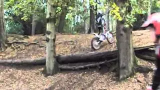 Waltham Chase Messing Around On Log