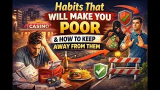Habits that will make you poor and how to keep yourself away from them