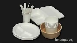 Flow-wrapper for compostable items in bioplastic film