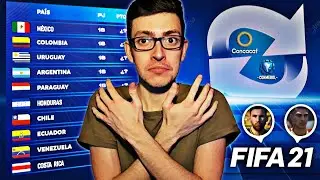Junté las ELIMINATORIAS de CONMEBOL y CONCACAF en FIFA 21 y esto pasó.. *¡HAY SORPRESAS!*