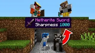 Minecraft Manhunt But Milking Cows Drops OP Loot...