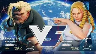 Top Ranked SFV | Mago (Karin) vs AcceleratorXiv (Nash)