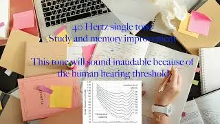 40 Hz Frequency Pure Singular Tone - Enhance Memory Brain Function - Best tone for Studying