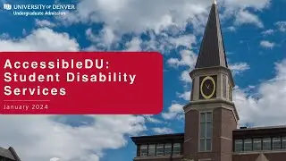 AccessibleDU: Student Disability Services