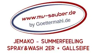 Spray&Wash + Gallseife aus der JEMAKO Aktion 