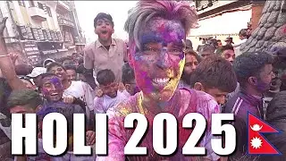 Foreigner celebrates HOLI  in Kathmandu, Nepal 🇳🇵