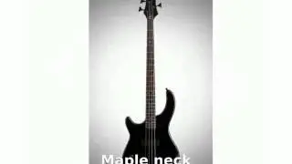 Dean Edge 09 Left-Handed Electric Bass Guitar Black