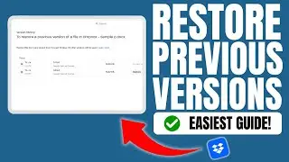 How to Restore Previous Versions in Dropbox