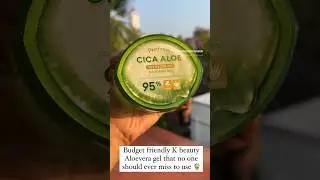 @Missha.official Cica Aloe Soothing Gel ☘️#skincaregoals #missha #kbeauty  #skincarecommunity