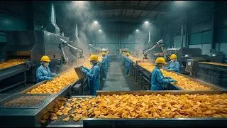 How Potato Chips Are Made in Factories | Inside the Chips Production Process