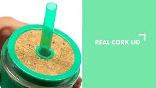 Ello Kella 20oz Glass Sipper with Straw&lrm;