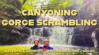 Canyoning / Gorge Scrambling in Waterfall Country - Brecon Beacons - Wales