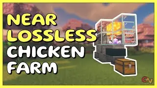 How to Build a Near Lossless Chicken Farm in Minecraft 1.20!