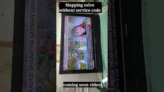 led tv mapping problem solve without service code #shorts #short