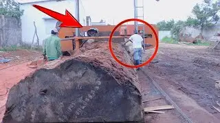 Amazing Woodworking Factory Giant Giant wood saw 7 Length
