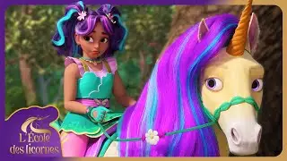 Ava a trop peur pour ouvrir la porte magique secrète| L'école des Licornes 🦄