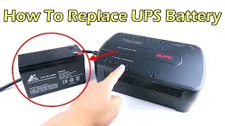 How To Replace UPS Battery w/ SLA (Sealed Lead Acid Battery)