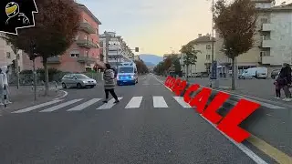 Verr&uuml;ckte Frau rennt vor einen Krankenwage | RS660 + Mivv Delta Race | Pure sound
