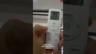 COMO LIGAR E DESLIGAR O LED DO DISPLAY,AR CONDICIONADO GREE