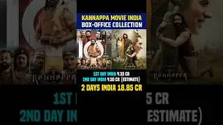 Kannappa box office collection, #vishnumanchu  #boxofficecollection #kannappa #prabhas