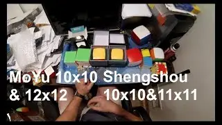 BIG Big Cube Unboxing (Moyu Meilong 10x10 & 12x12 + Shengshou 10x10 & 11x11)