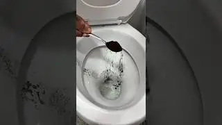 Put coffee grounds in the toilet and the next day you won't believe the result #shorts #toilet