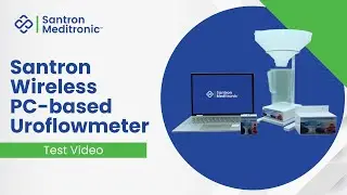SANURO4WL Test Demo &ndash; PC-Based Wireless Uroflowmeter by Santron