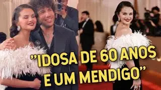 SELENA GOMEZ CHAMADA DE IDOSA DE 60 ANOS E BENNY BLANCO DE MENDIGO NO GOLDEN GLOBES 2026 RED CARPET